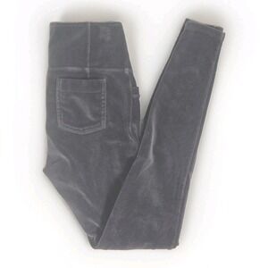 Athleta Leggings Women's Size XS Gray Cord High Waisted Metro‎ Velvet Activewear